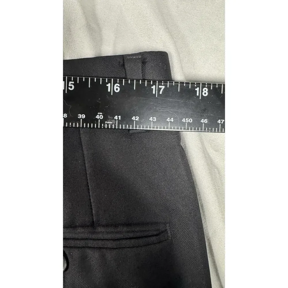 Samuelsohn Dress Pants Flat Front Wool Blend Men’s 34x30 Black Career
